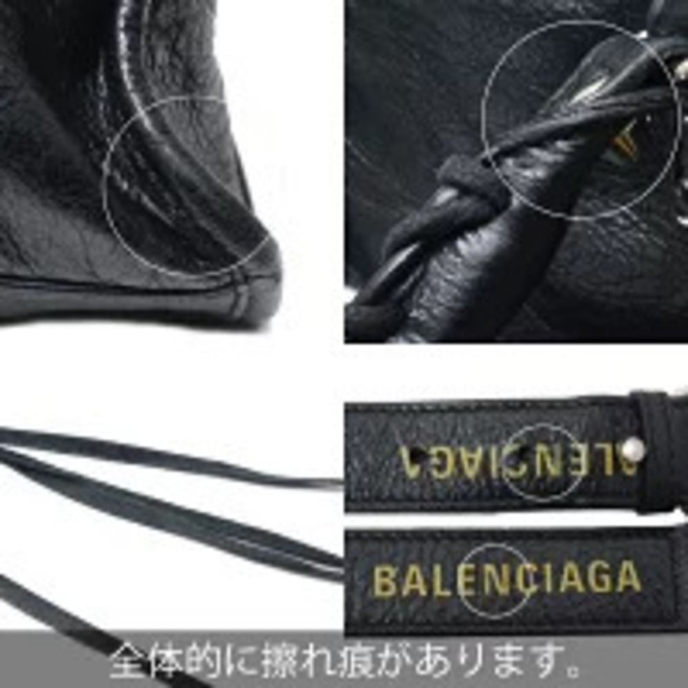 Balenciaga City Handbag Shoulder Bag Lambskin Black - Picture 7 of 9